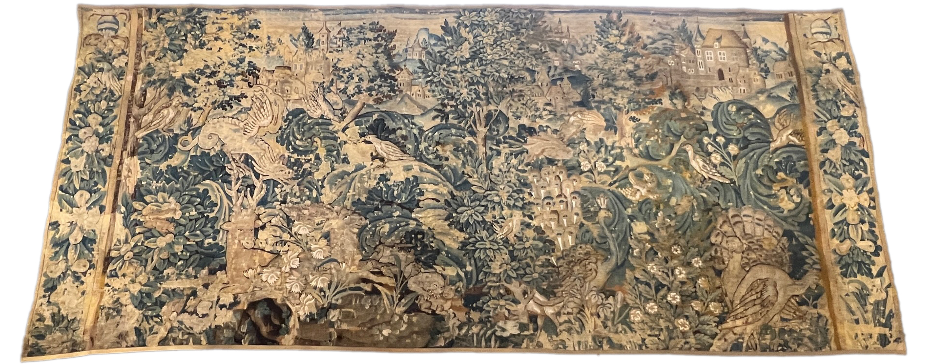 A 17th century Flemish verdure tapestry